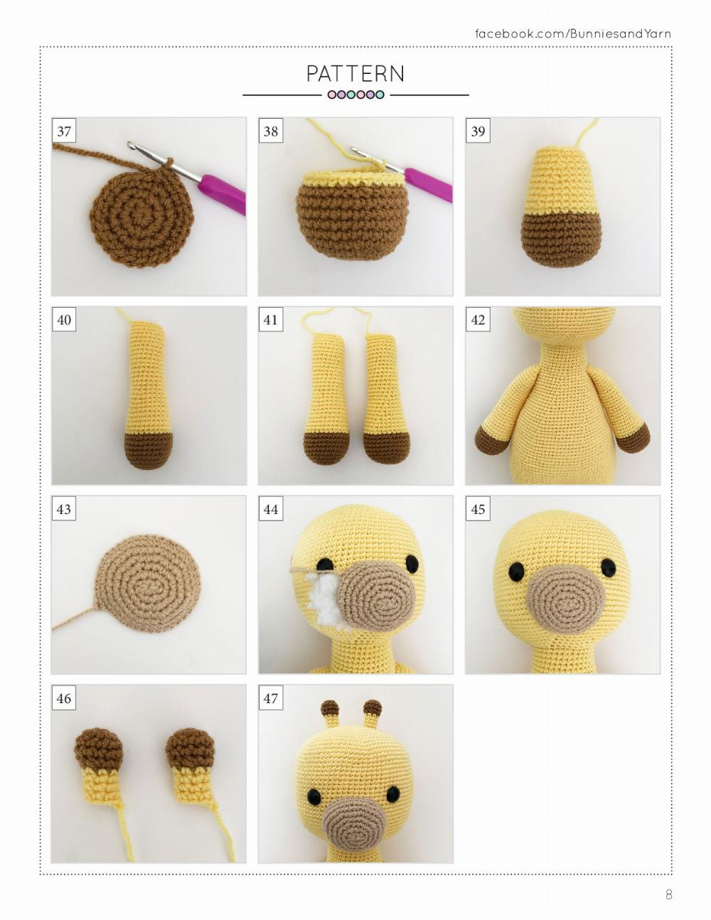 Big Giraffe Crochet Pattern