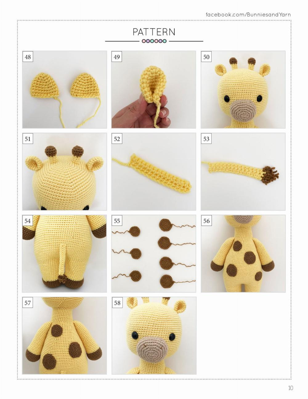 Big Giraffe Crochet Pattern