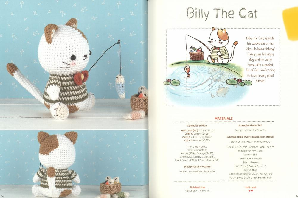 Billy The Cat crochet pattern