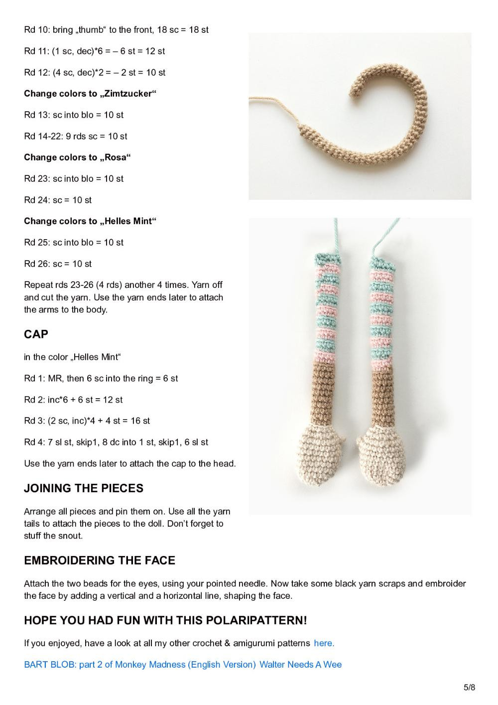 BO BLOB crochet pattern