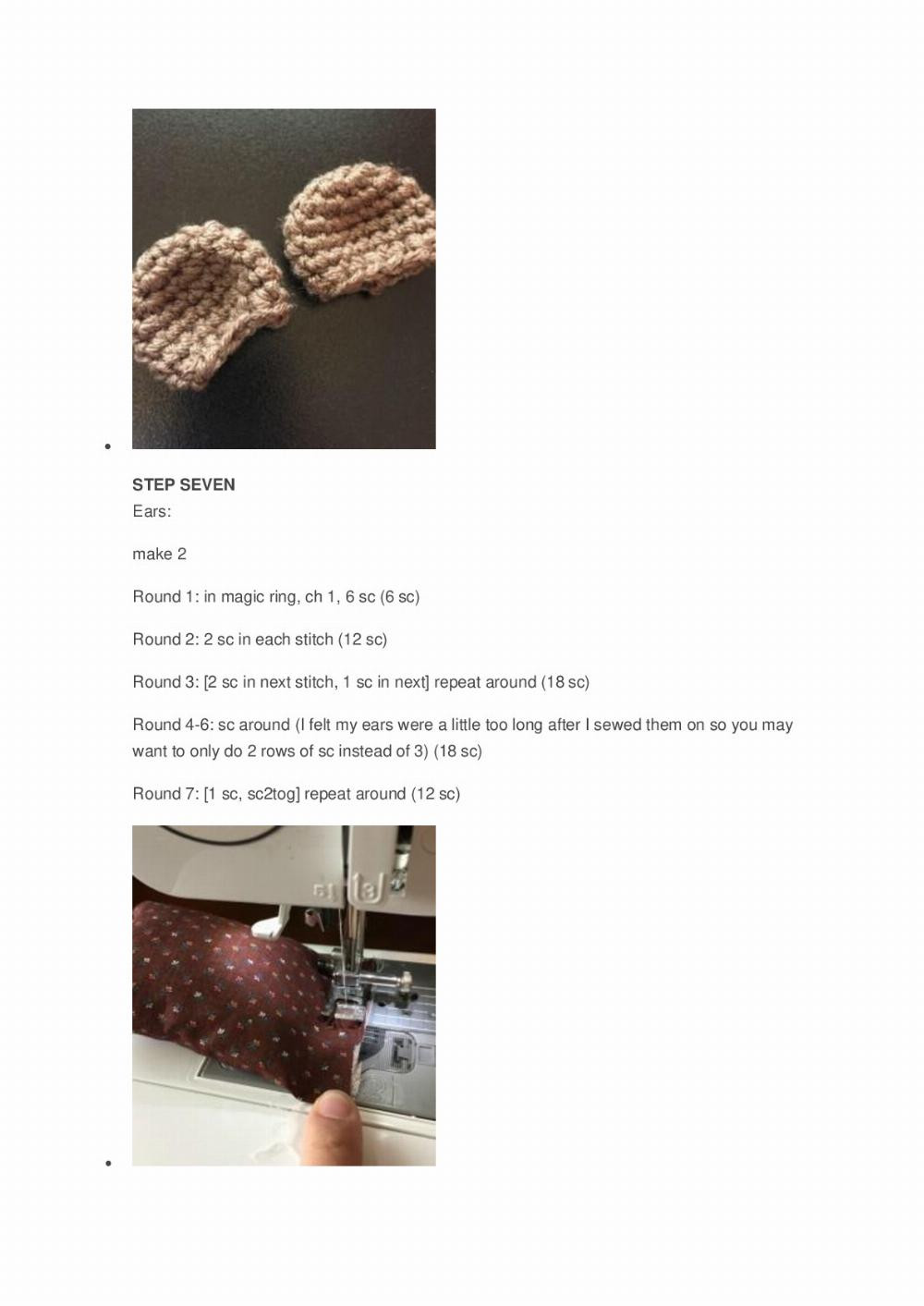 BOXY BEAR crochet pattern