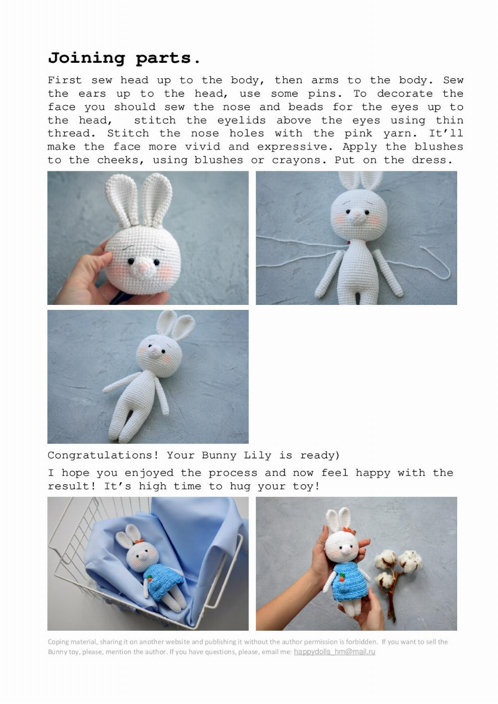 Bunny Lily crochet pattern