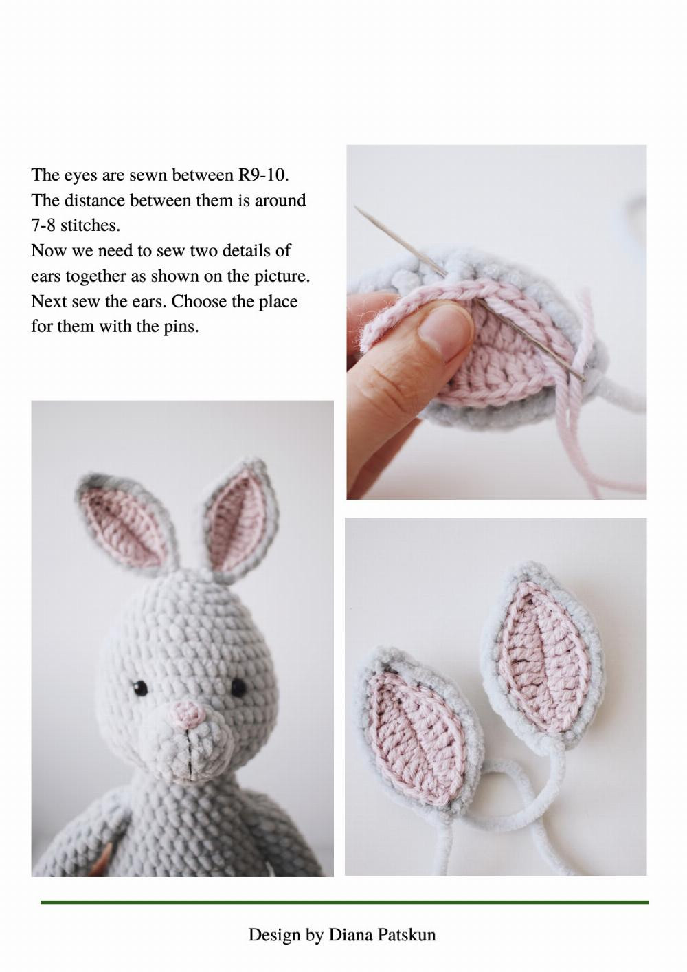 BUNNY SOPHIA crochet pattern