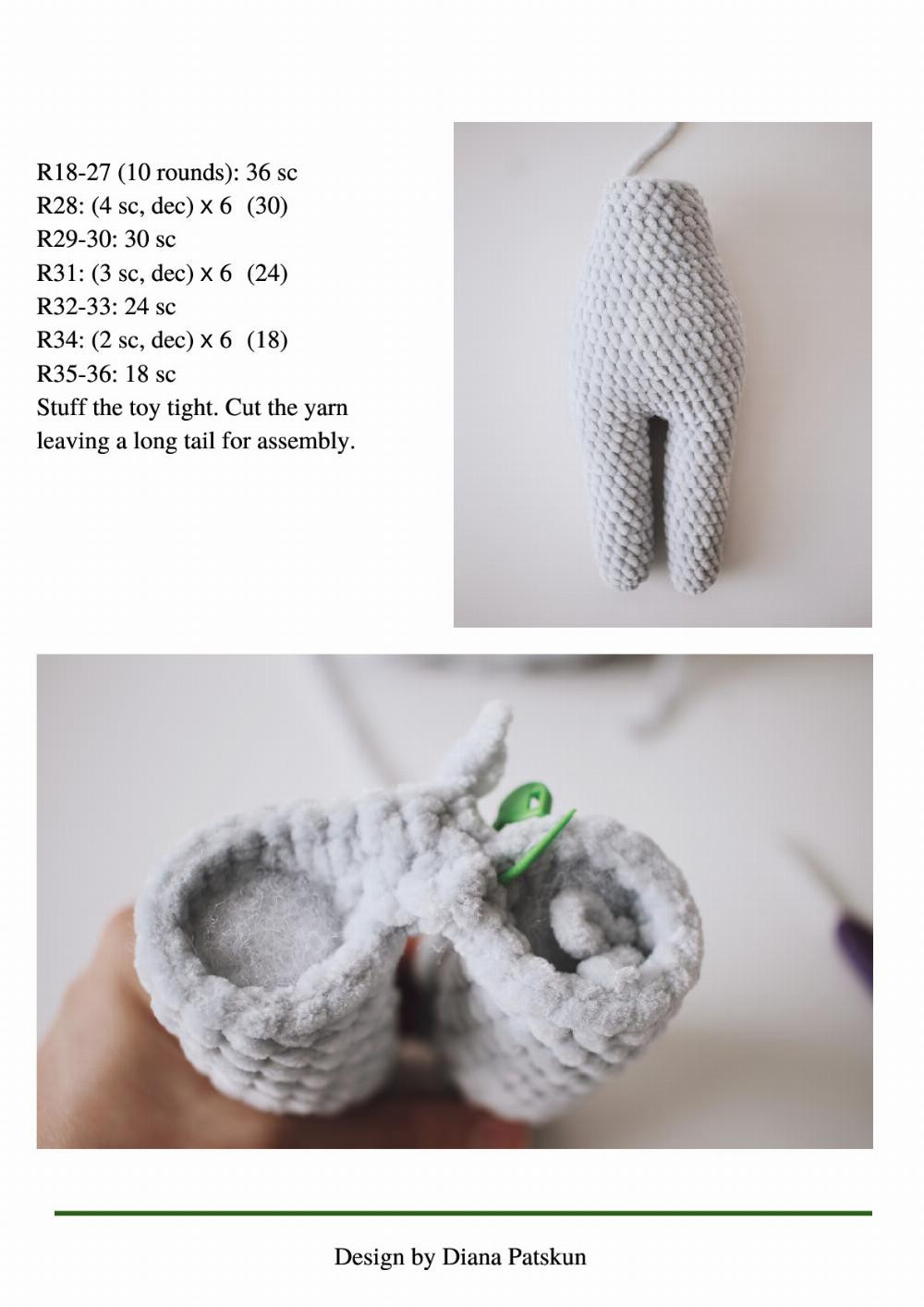 BUNNY SOPHIA crochet pattern