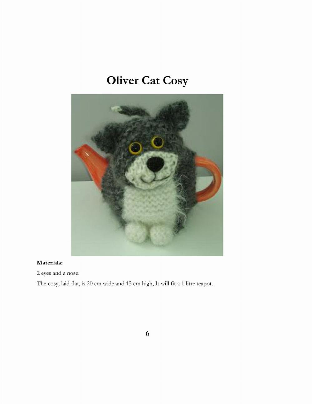 Cat Crochet Patterns Knitting