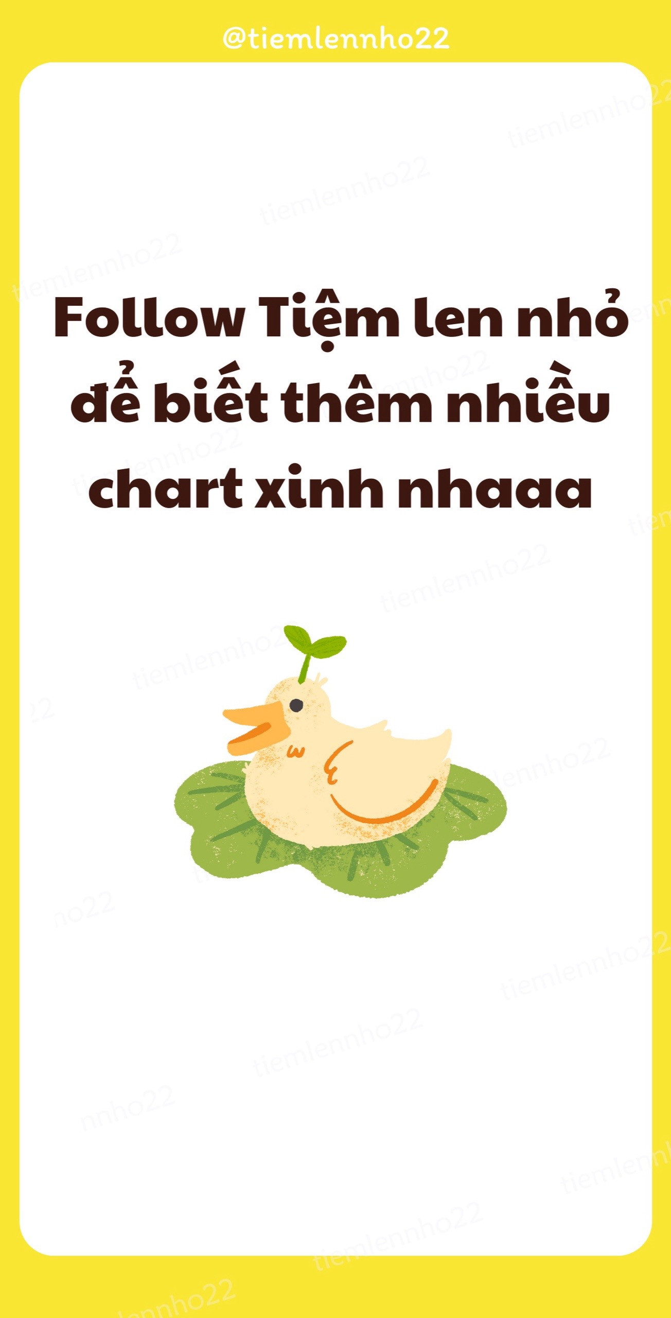 Chart hướng dẫn móc vịt con