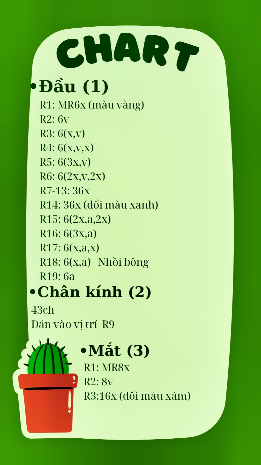 Chart móc bóng minion một mắt