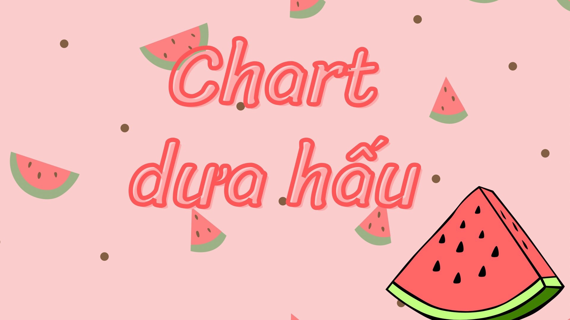 Chart móc khóa miếng dưa hấu