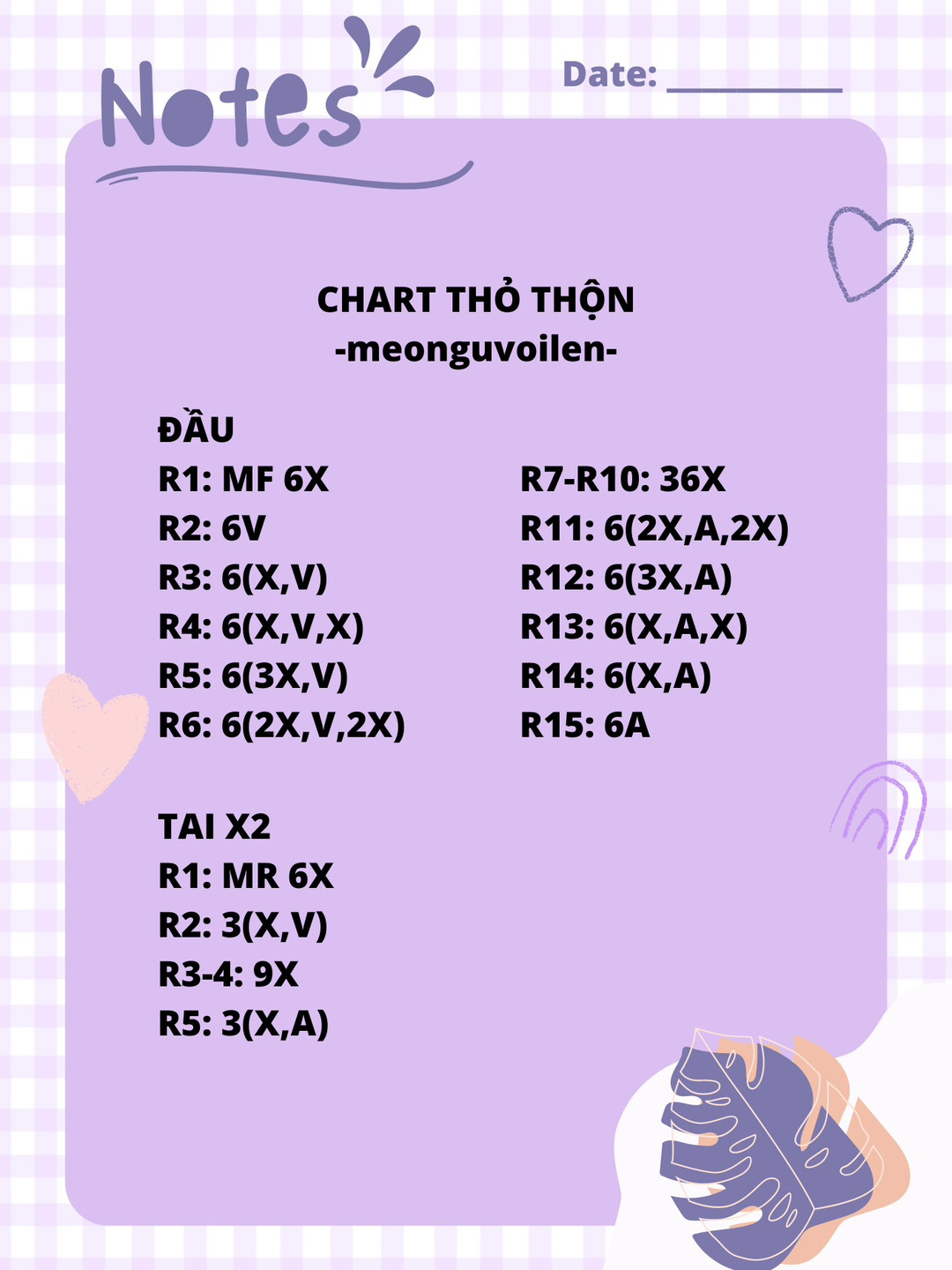 Chart móc khóa thỏ thộn