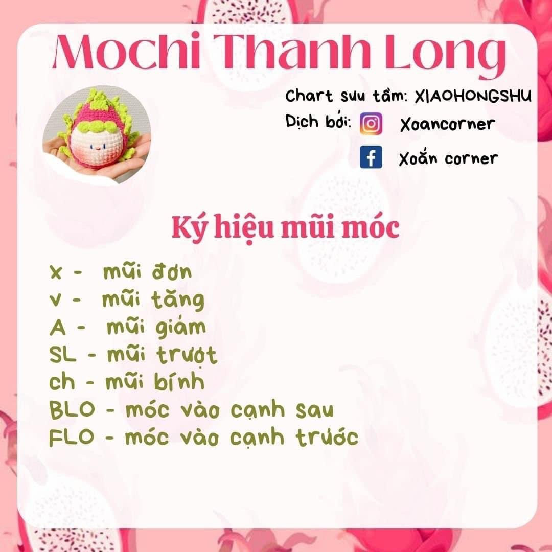 Chart mochi thanh long