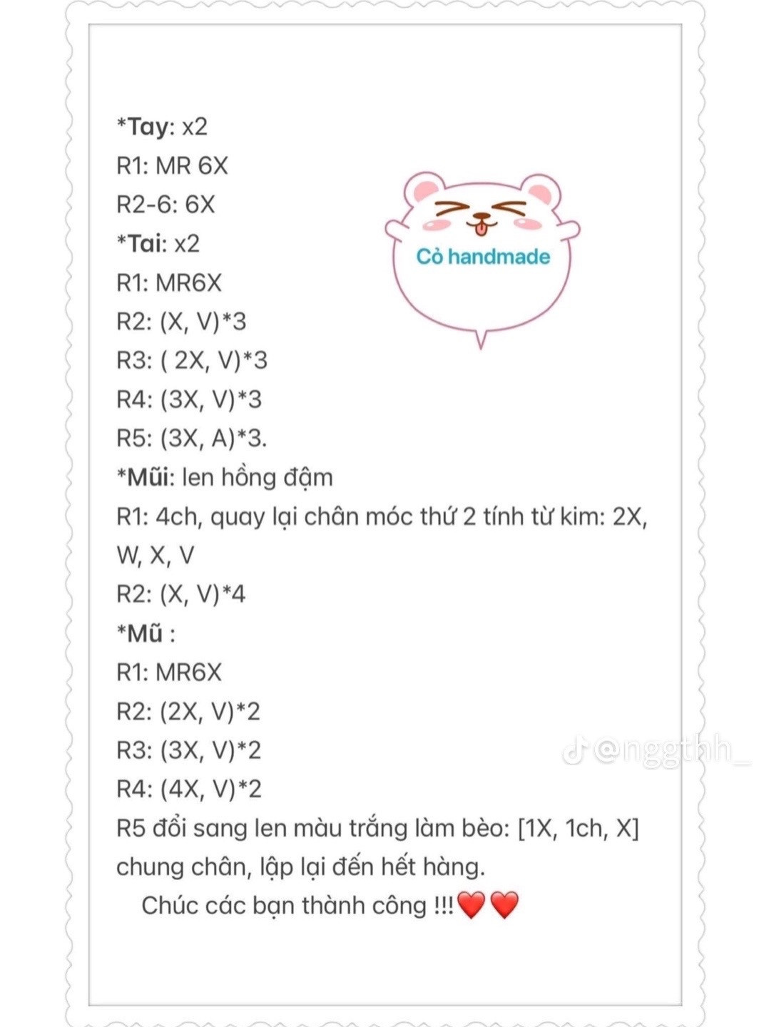 chart thỏ mập, kem socola, cặp đôi rắng sún, gấu hoa, chart bánh kem, chart hộp đựng hình bánh kem, đầu lân.