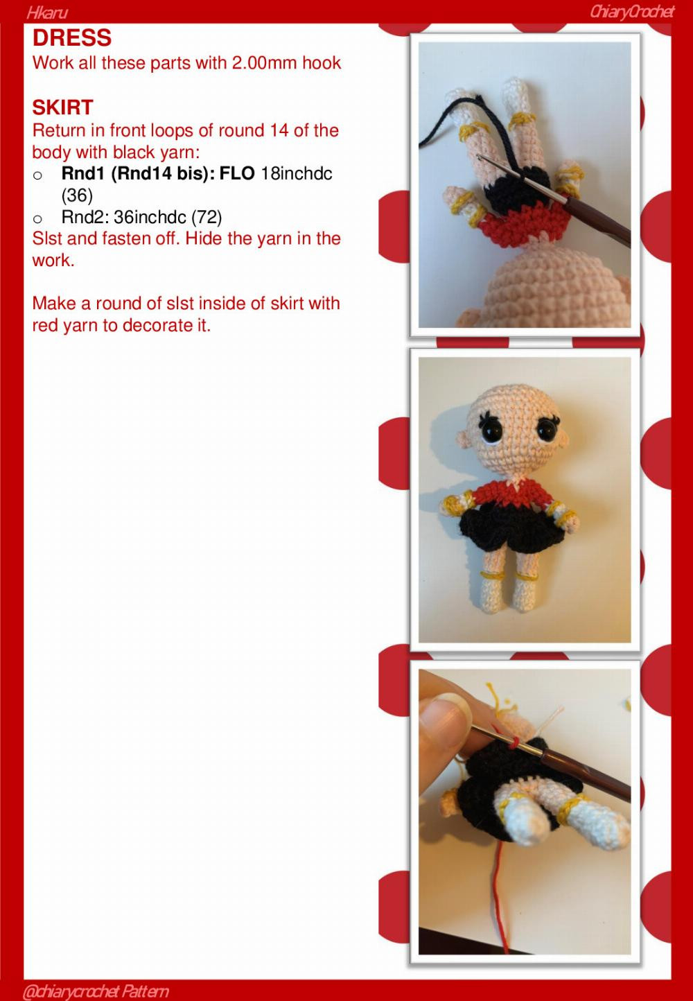 ChiaryCrochet Hikaru Chibi Hikaru Magic Knight Rayearth Free Pattern