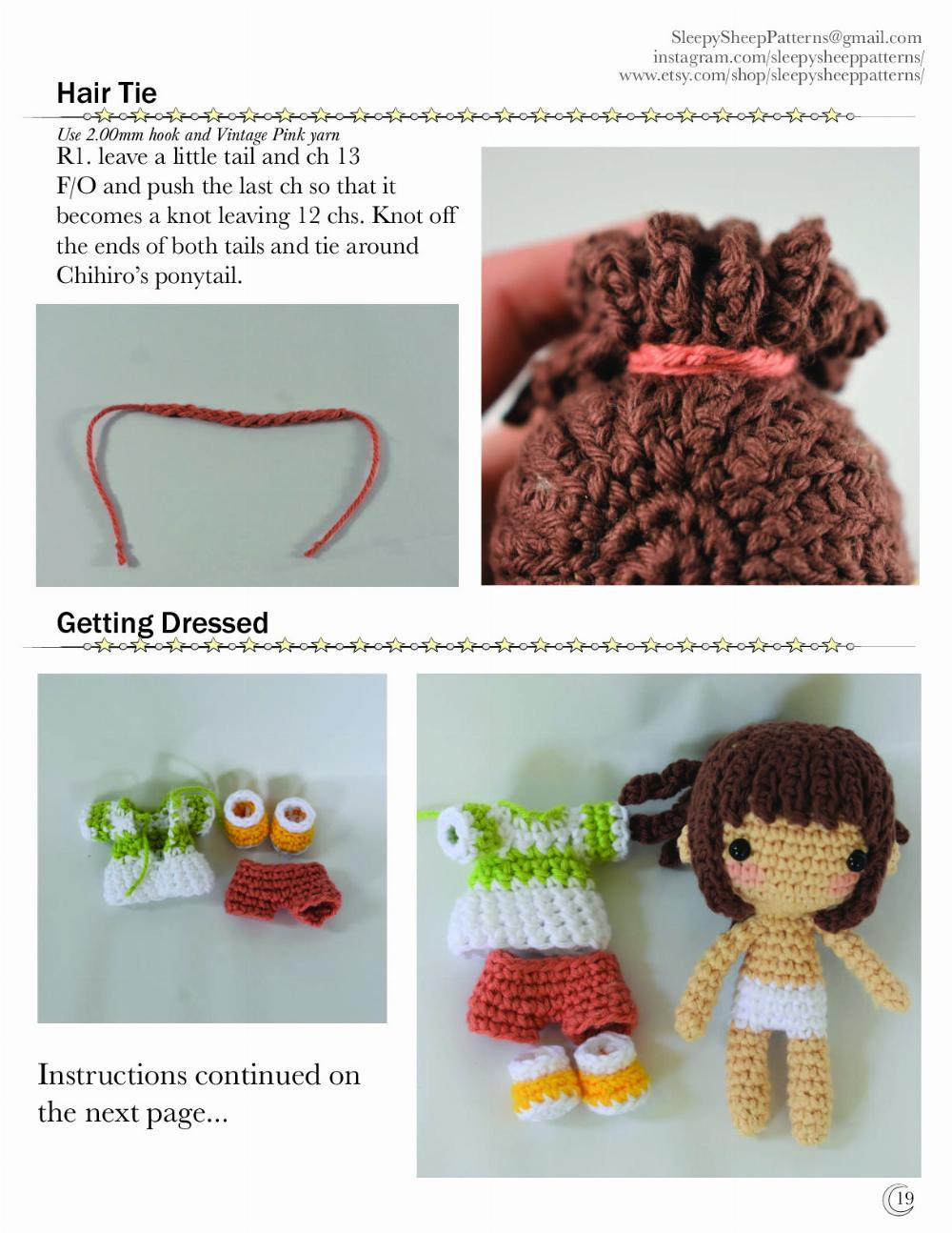 Chihiro Pattern crochet