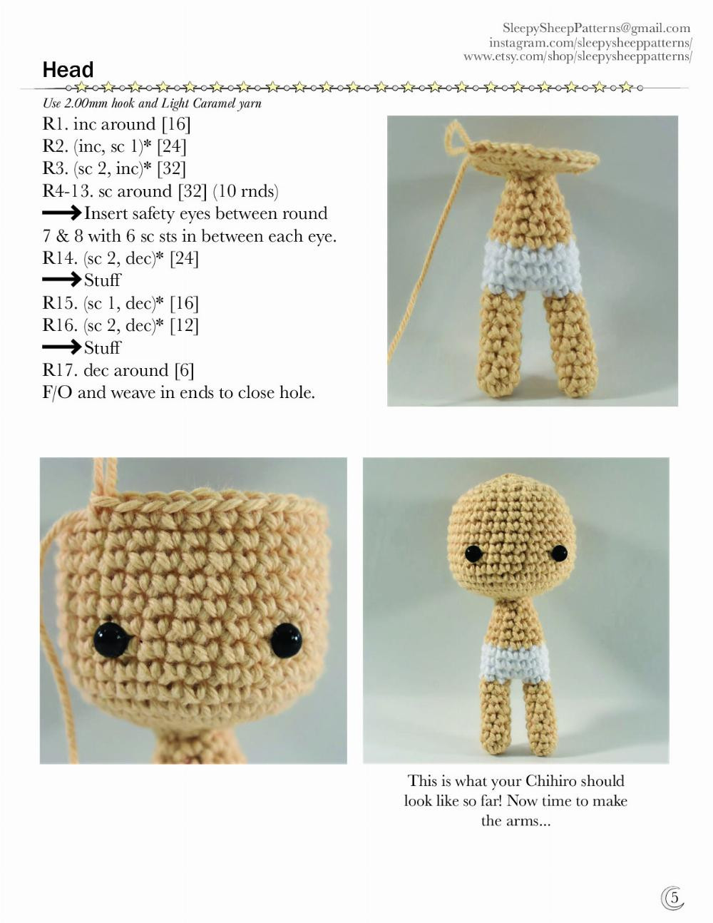 Chihiro Pattern crochet