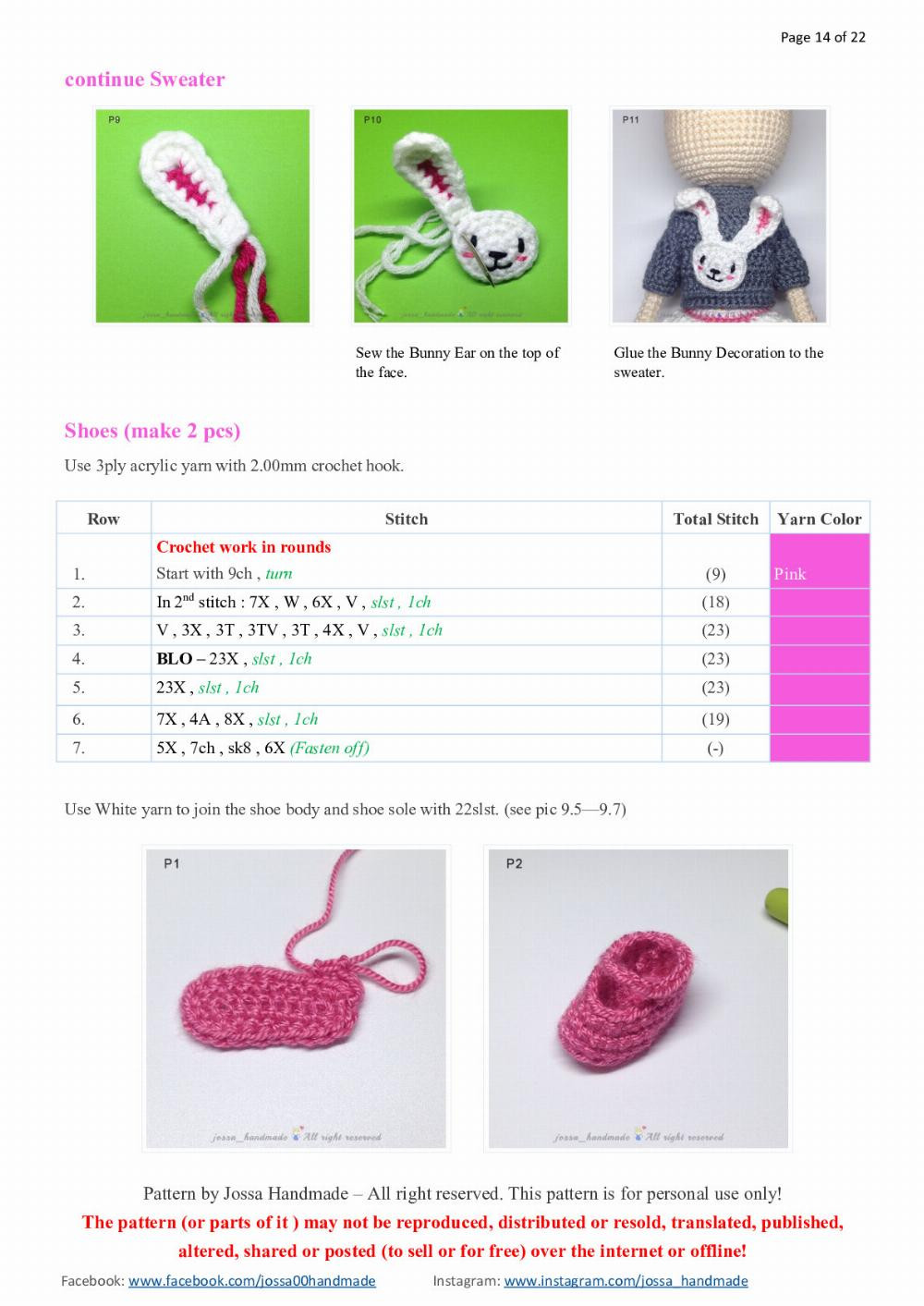 chloe go holiday crochet pattern