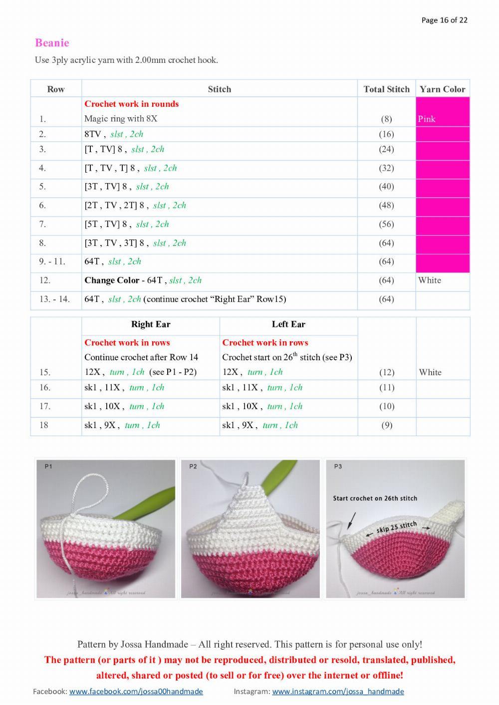 chloe go holiday crochet pattern