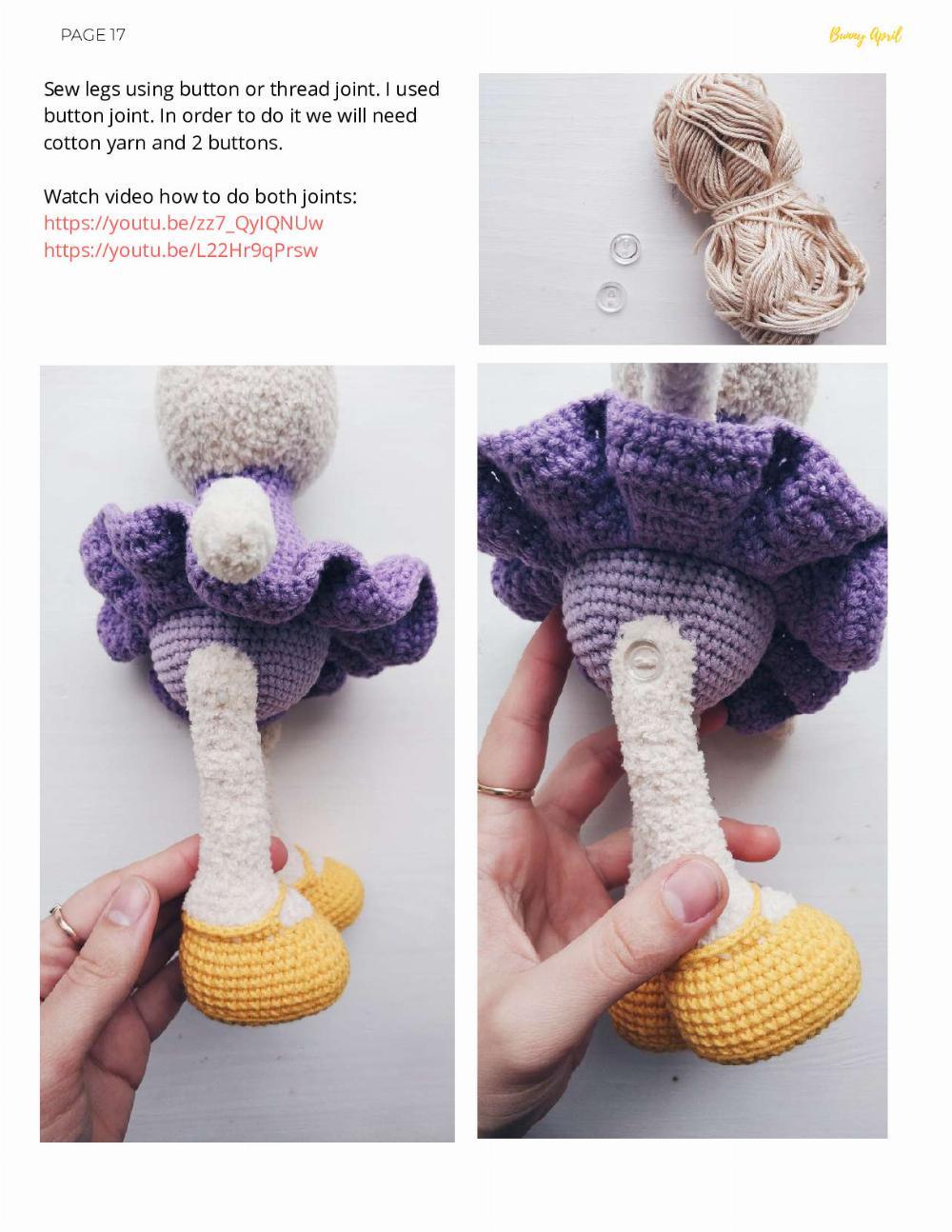 CROCHET PATTERN | APRIL 2018 Bunny April CROCHET PATTERN