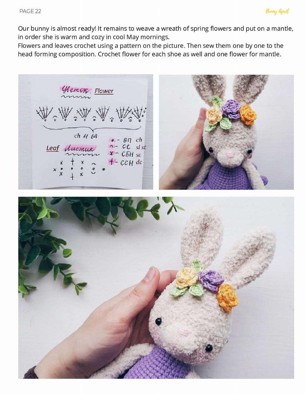 CROCHET PATTERN | APRIL 2018 Bunny April CROCHET PATTERN