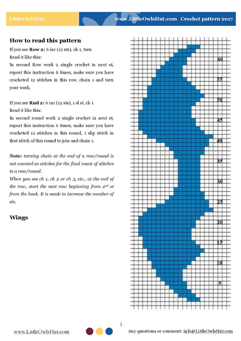 crochet pattern bat bookmark