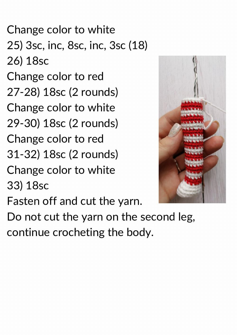 Crochet Pattern Christmas Elf doll