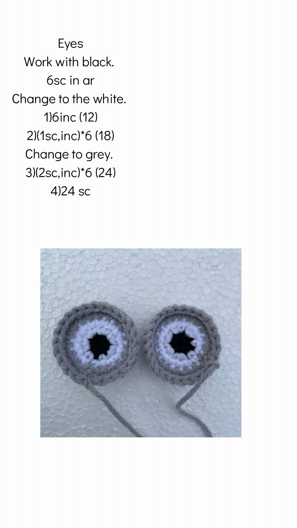 Crochet pattern Fidget sensory stretchable toy Owl