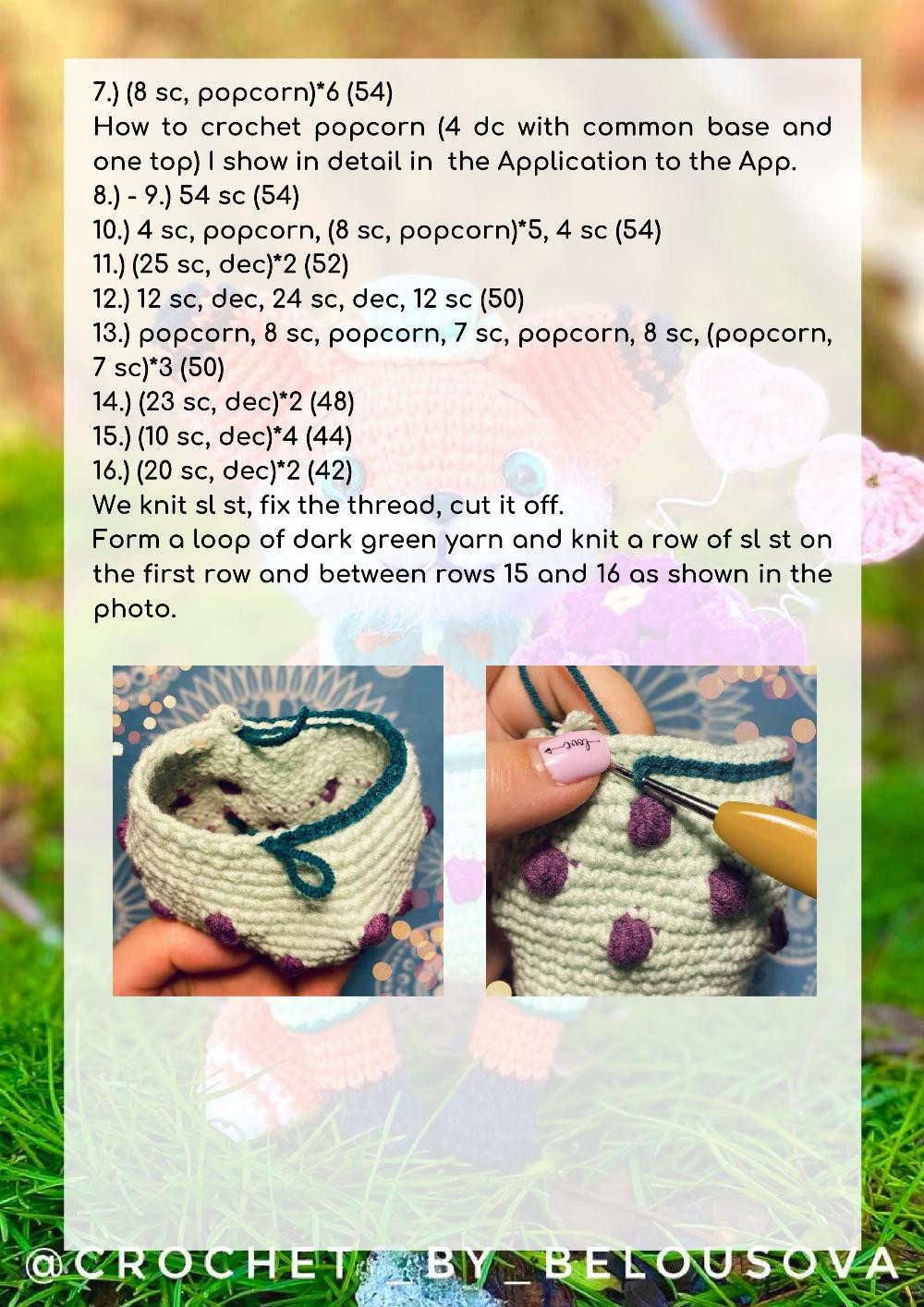 Crochet pattern "Fox Mr. Darcy"
