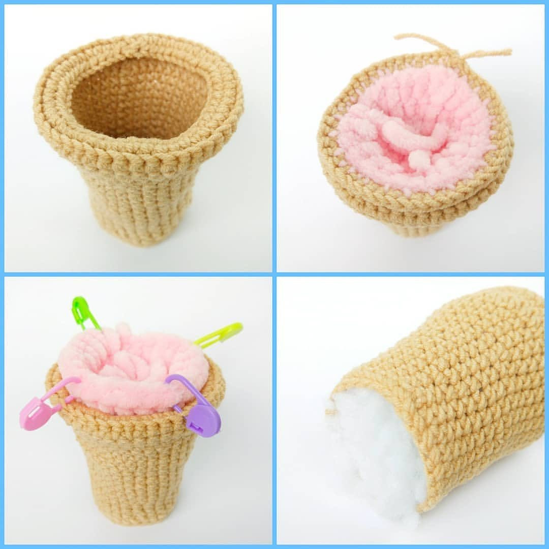 crochet pattern ice cream