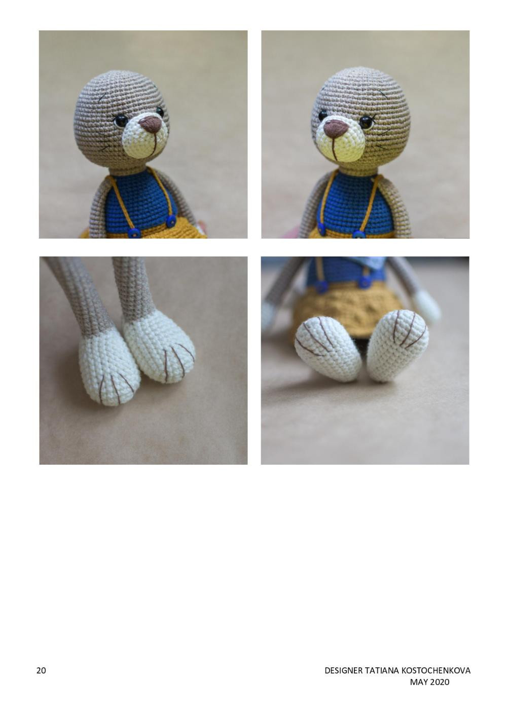 crochet pattern kitty berta