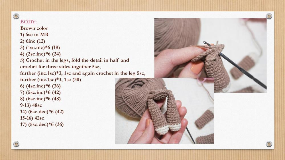 Crochet Pattern «Little deer Bonya»