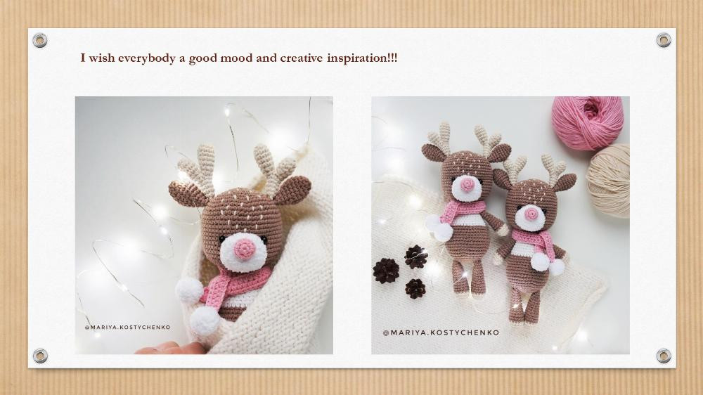 Crochet Pattern «Little deer Bonya»