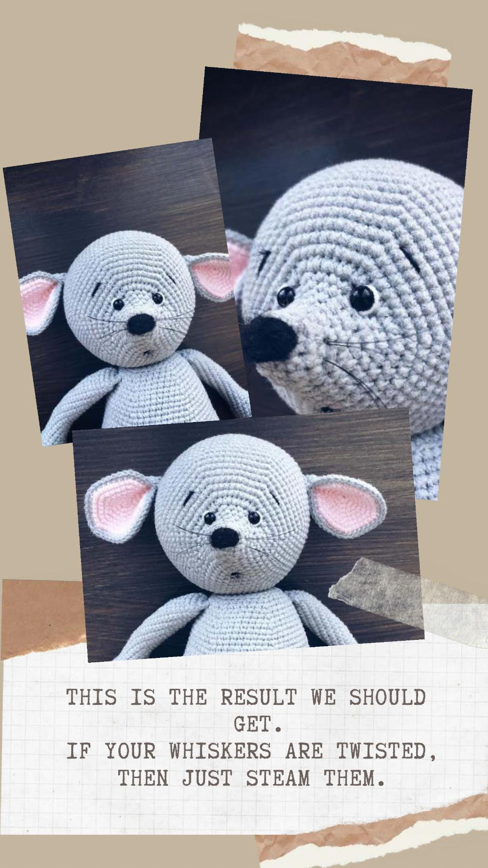 crochet pattern little mouse