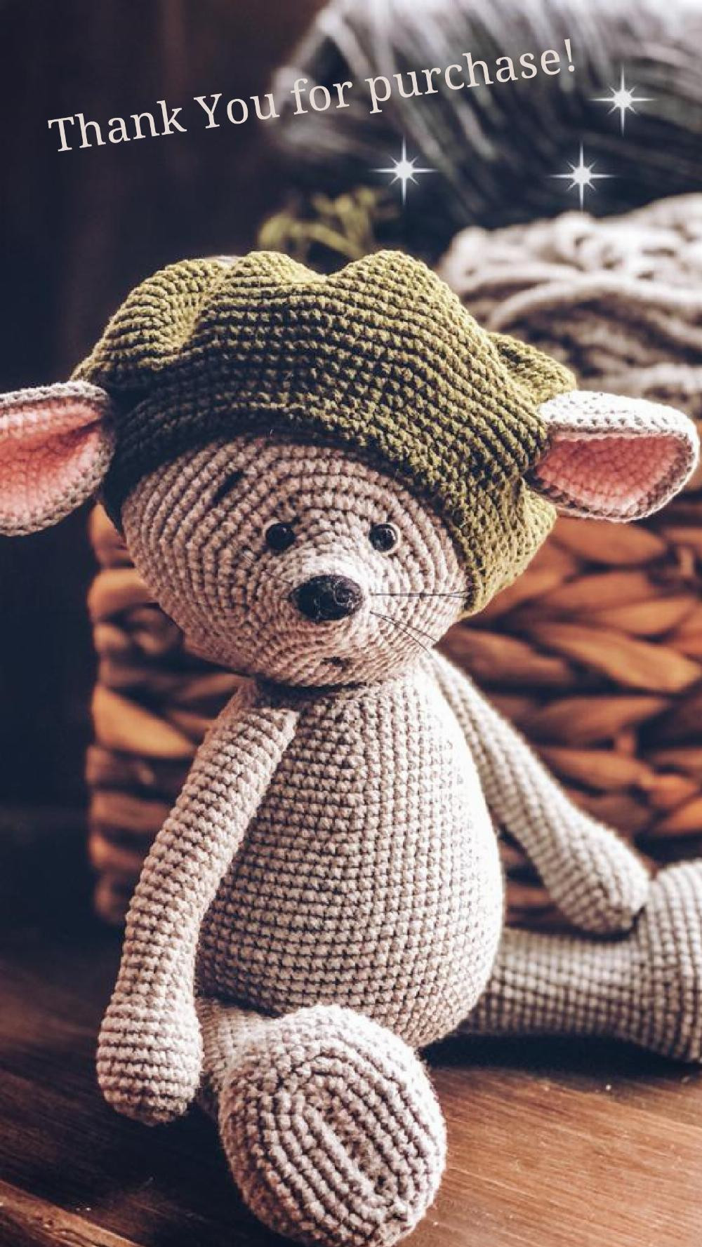 crochet pattern little mouse