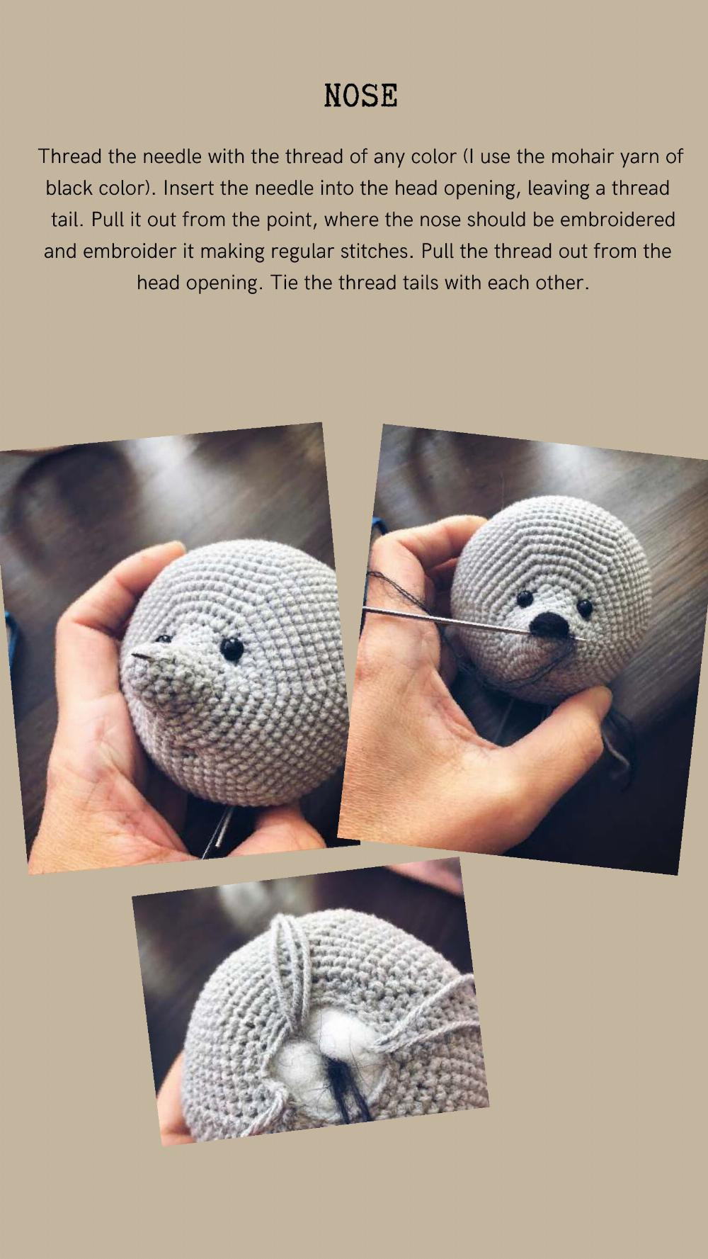 crochet pattern little mouse