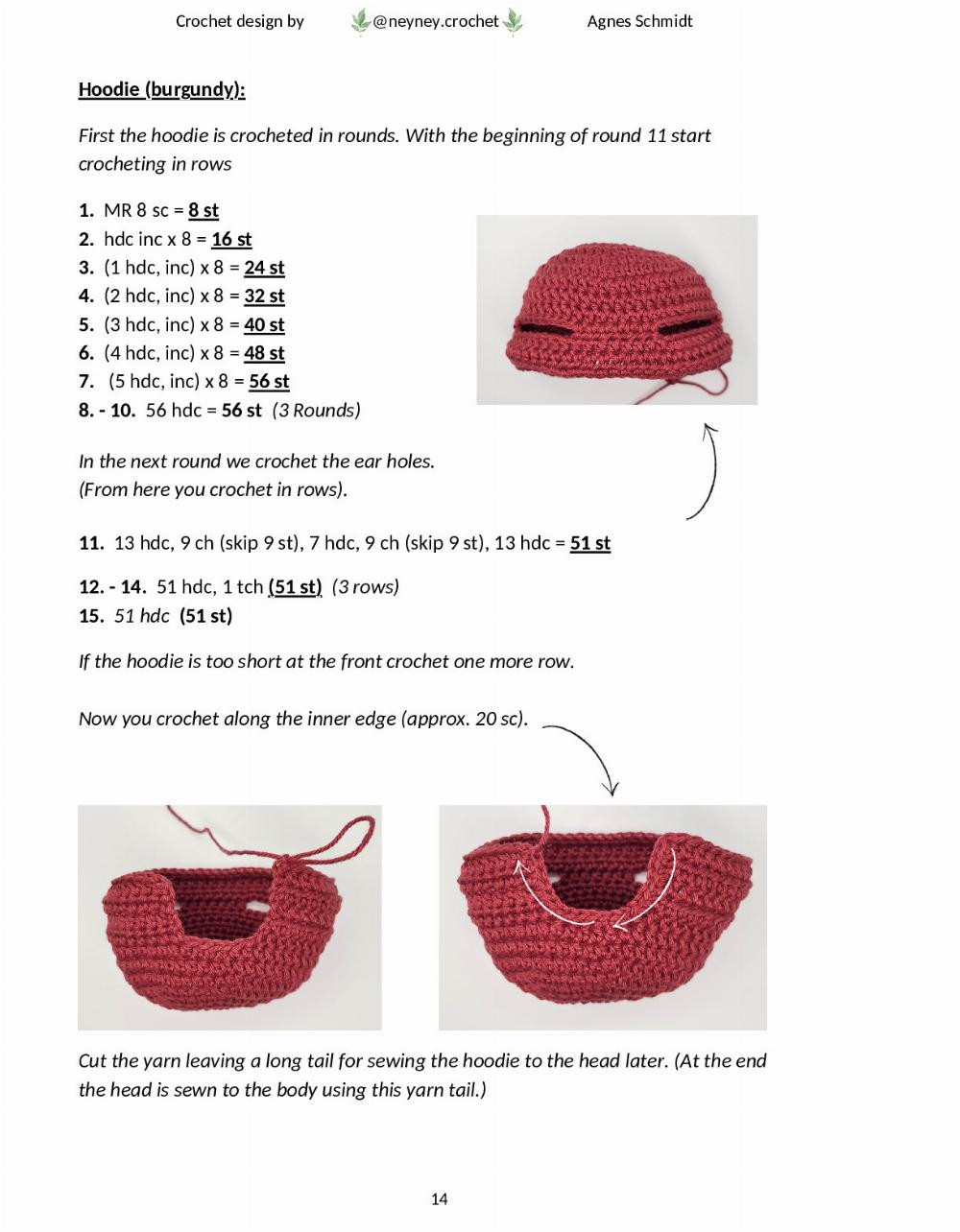 Crochet Pattern Mo Agnes Schmidt