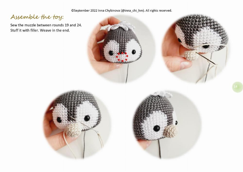Crochet pattern “Ollie the Skunk”