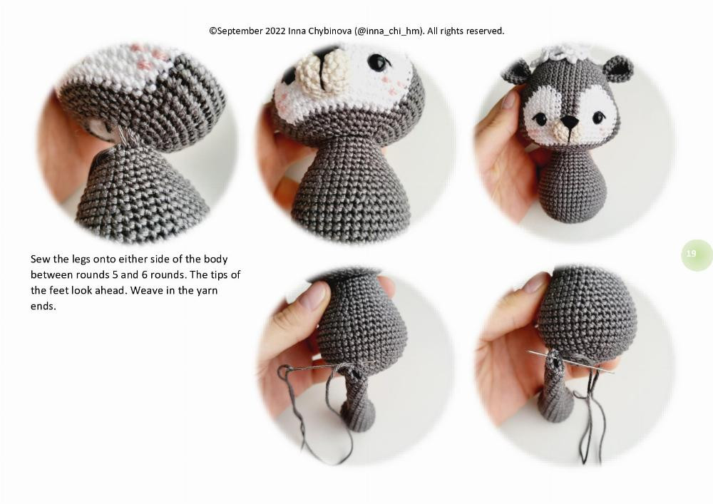 Crochet pattern “Ollie the Skunk”