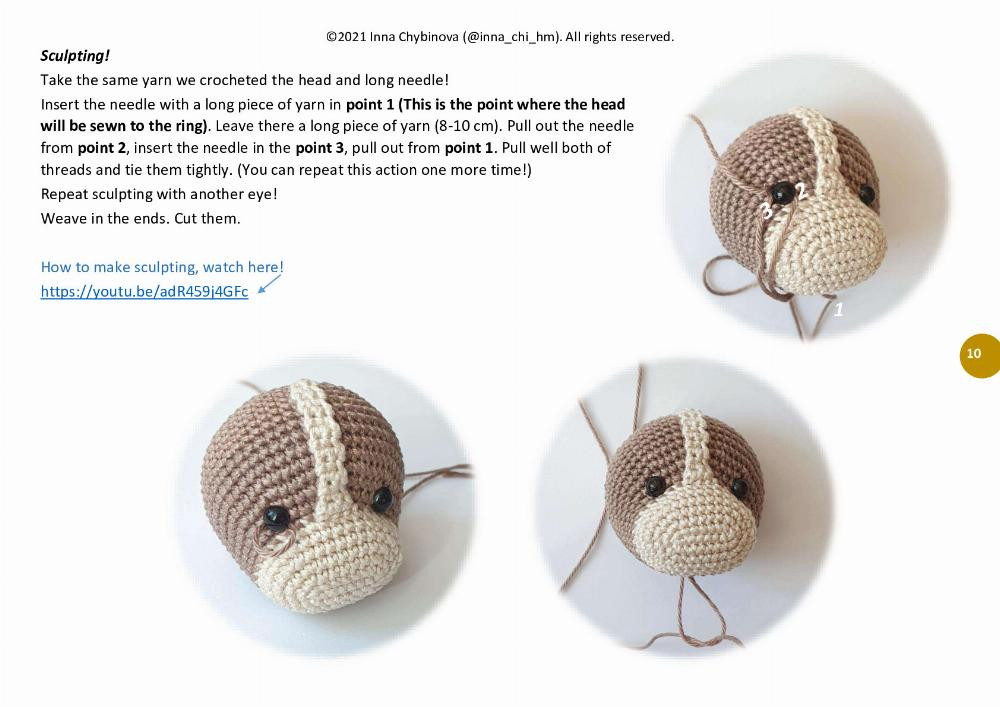 Crochet pattern “Puppy rattle”