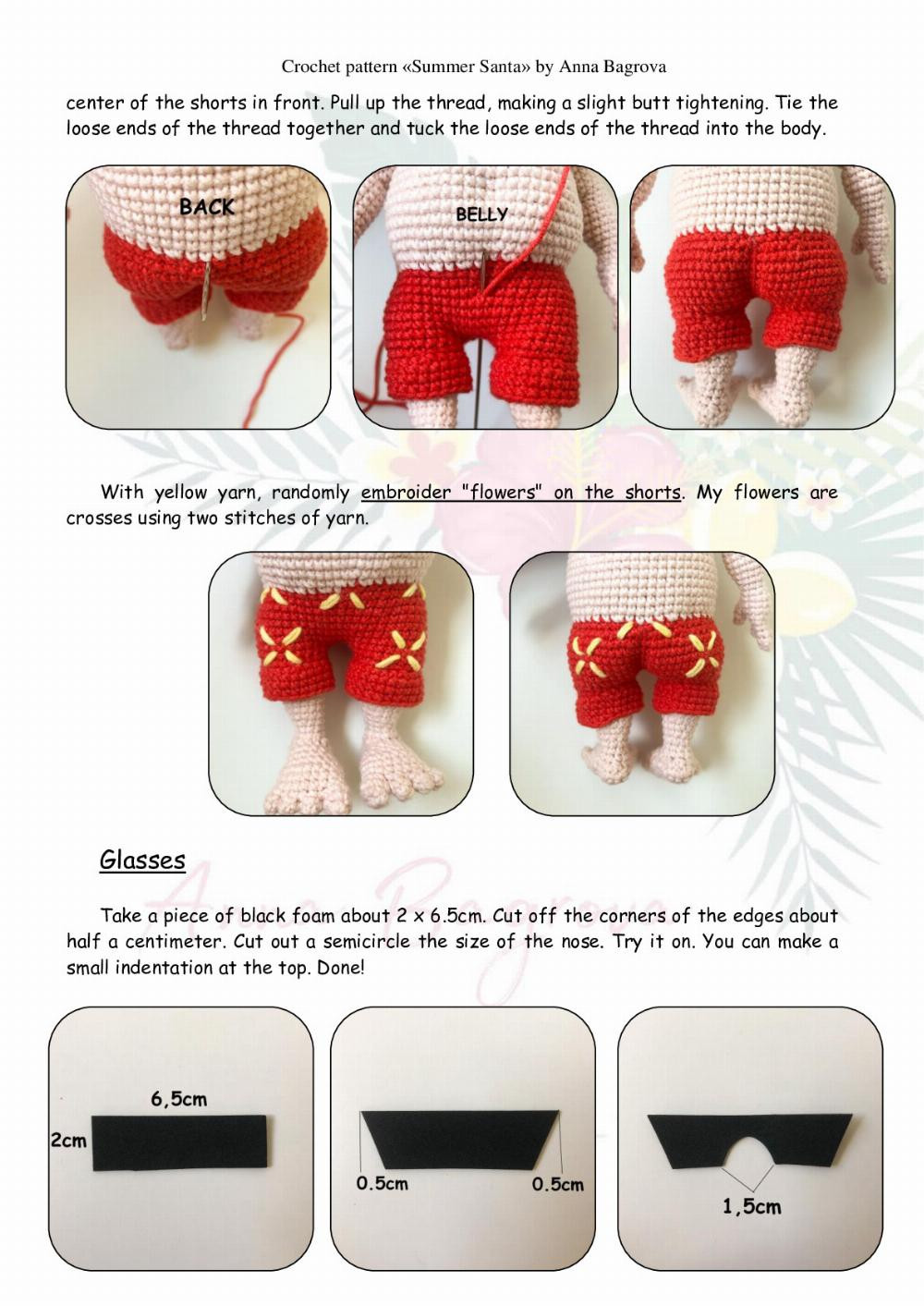 Crochet pattern «Summer Santa»