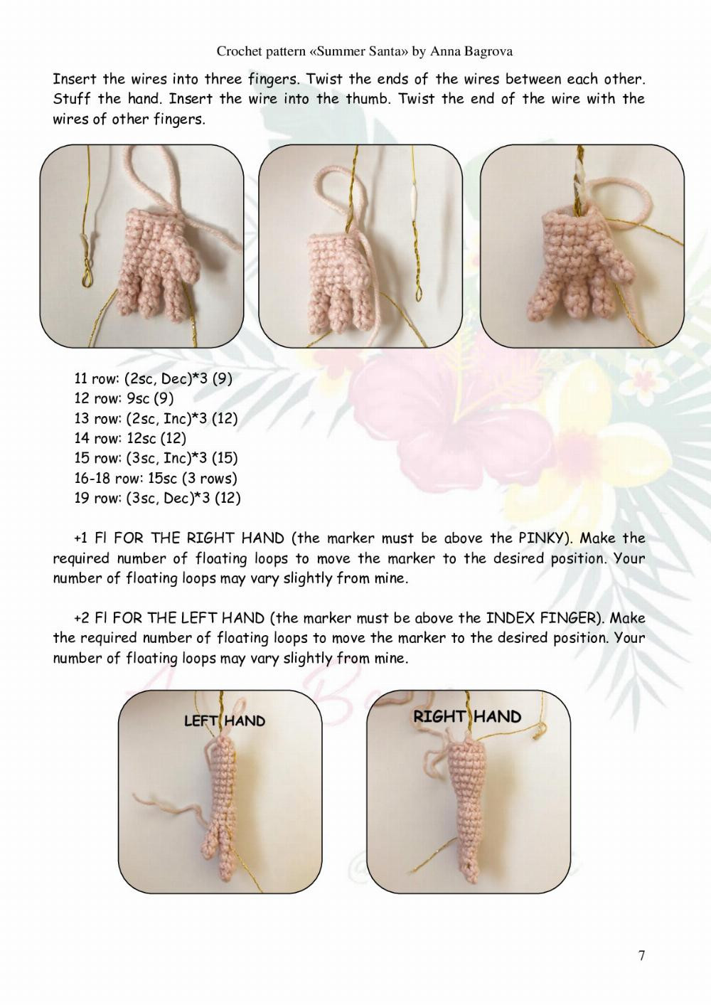 Crochet pattern «Summer Santa»