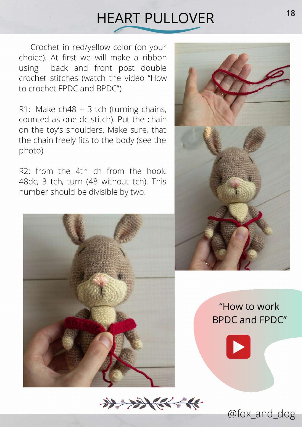 Crochet pattern Willy,the bunny