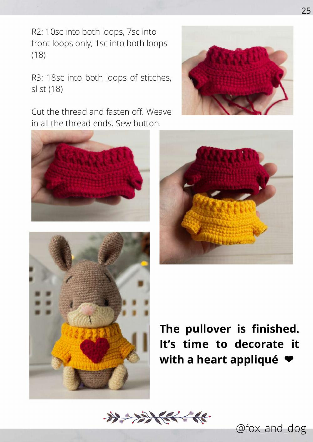 Crochet pattern Willy,the bunny