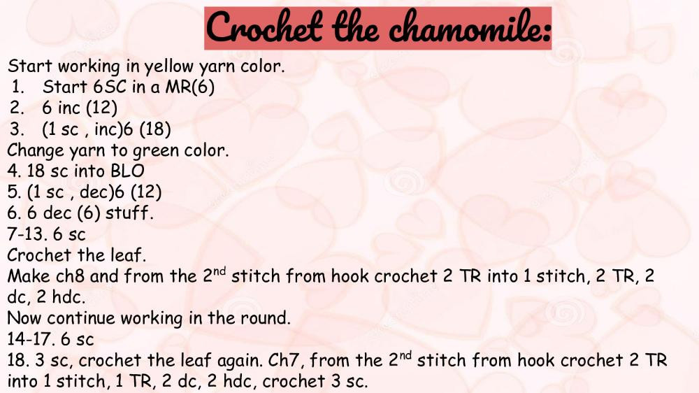 Crochet toy pattern The Ladybug