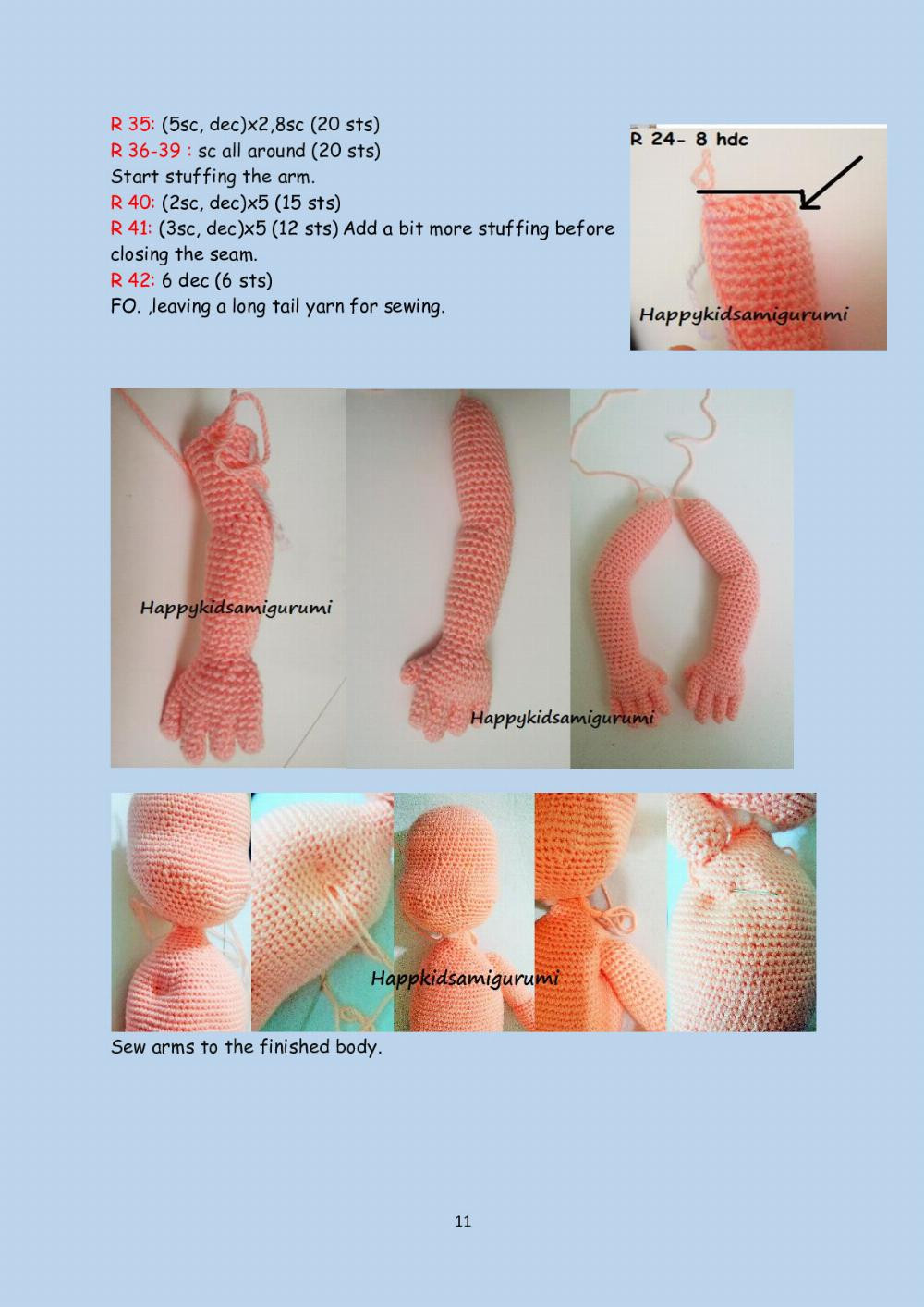ELA DOLL crochet pattern