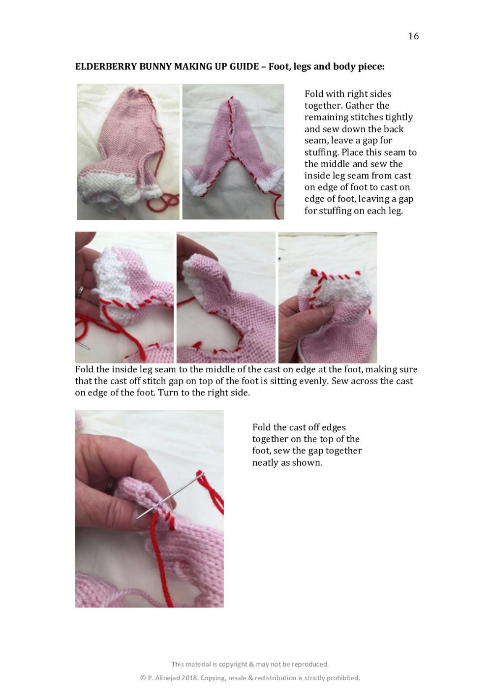 Elderberry Bunny Plus Making crochet pattern