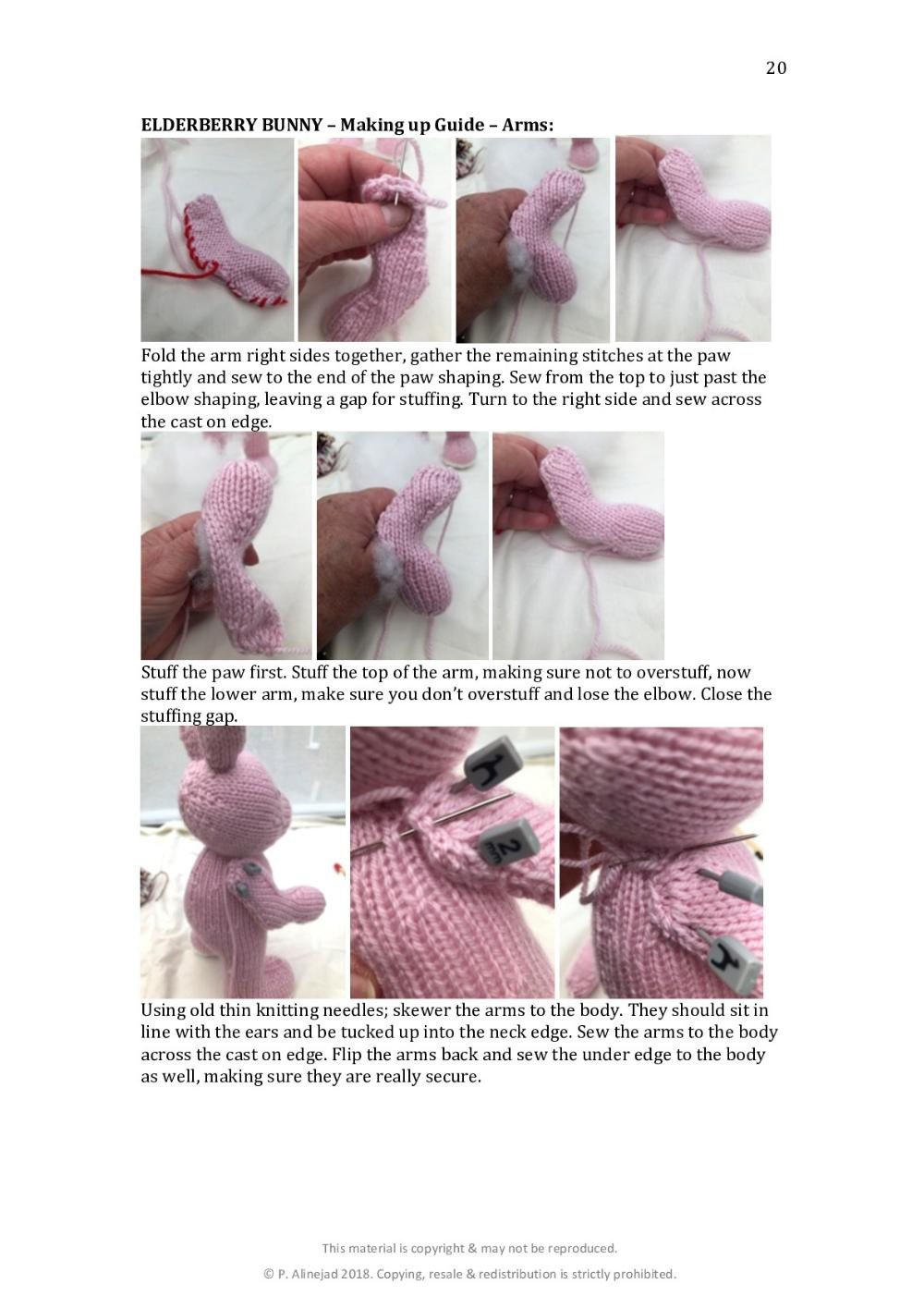 Elderberry Bunny Plus Making crochet pattern