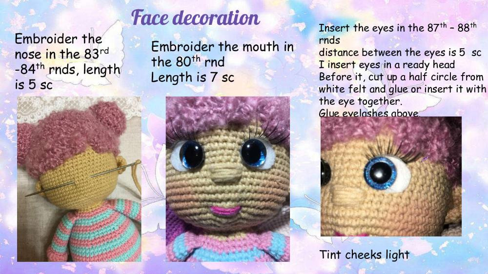 English crochet pattern Butterfly «Amelia»