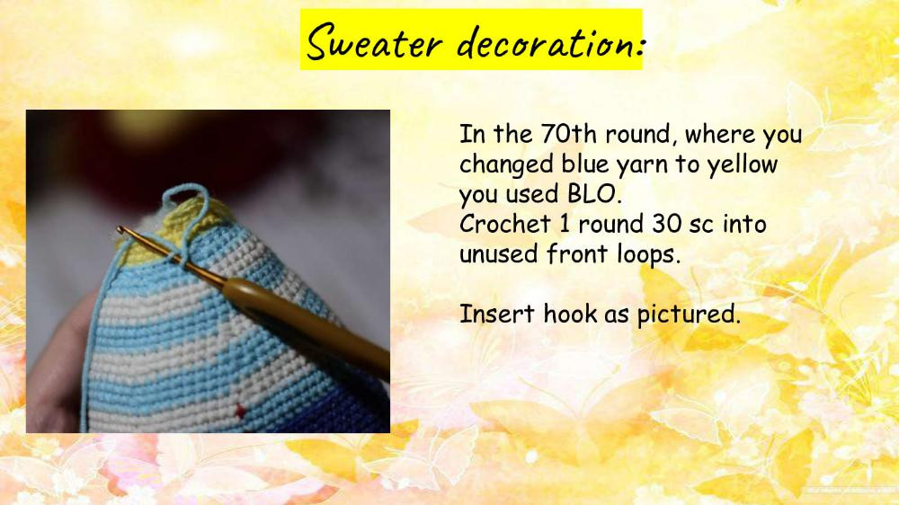English Crochet Pattern Lion