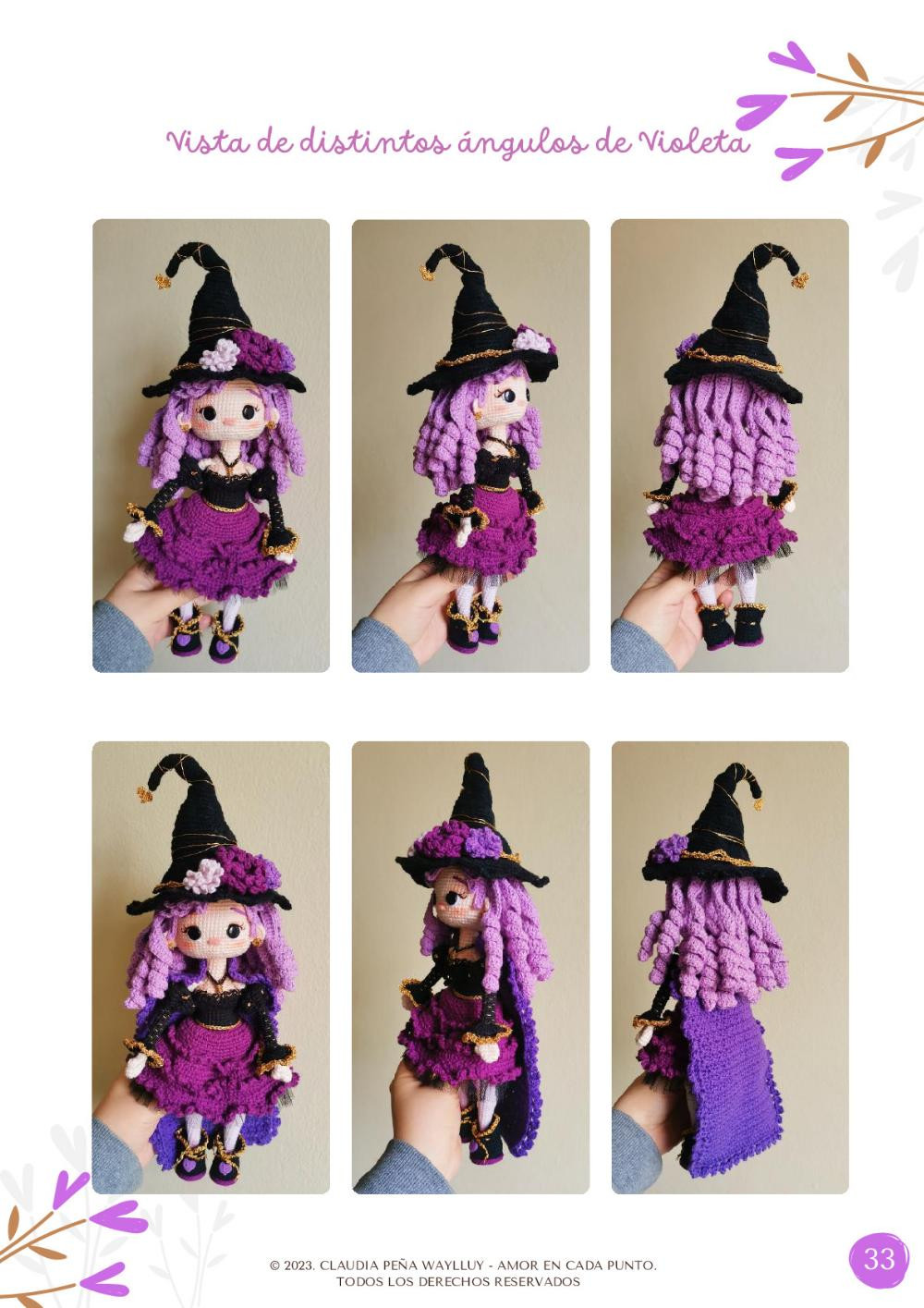 ¡Este tutorial de crochet de bruja con sombrero puntiagudo es perfecto para Halloween!