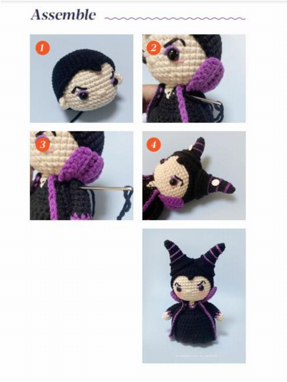 evil queens full size crochet pattern