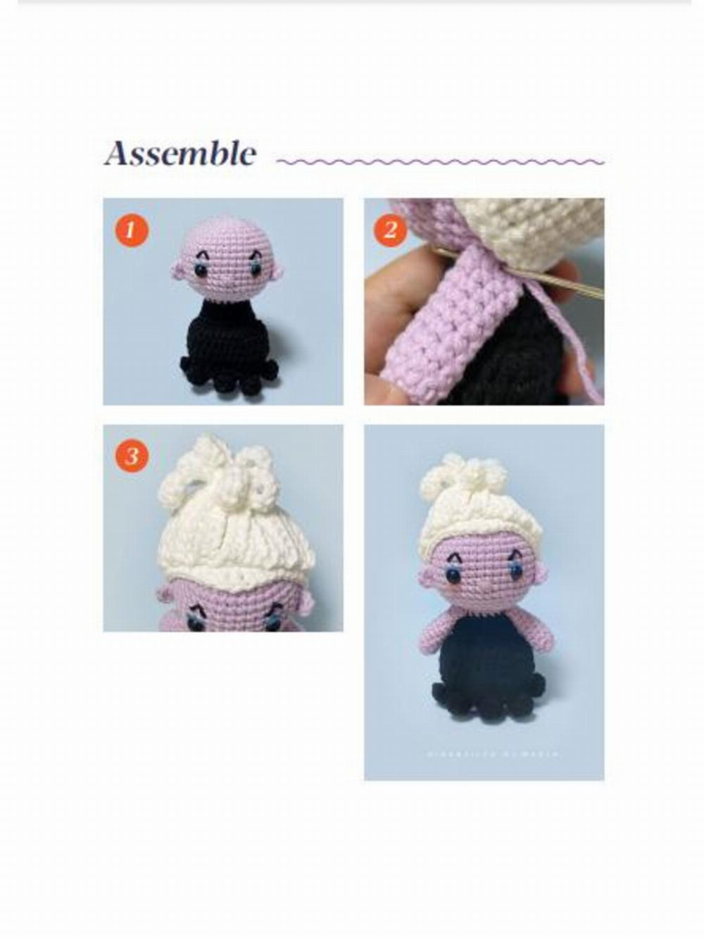 evil queens full size crochet pattern